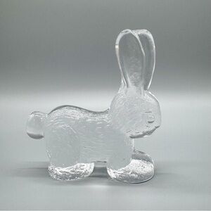 Vtg Kosta Boda Zoo Series Bunny Rabbit Bertil Vallien MCM Art Glass Figurine